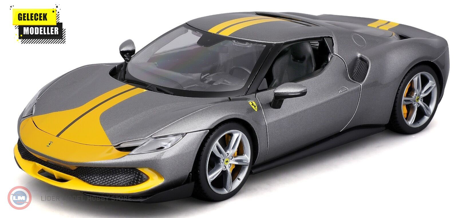 1:18 Burago 2022 Ferrari 296 GTB ASSETTO FIORANO