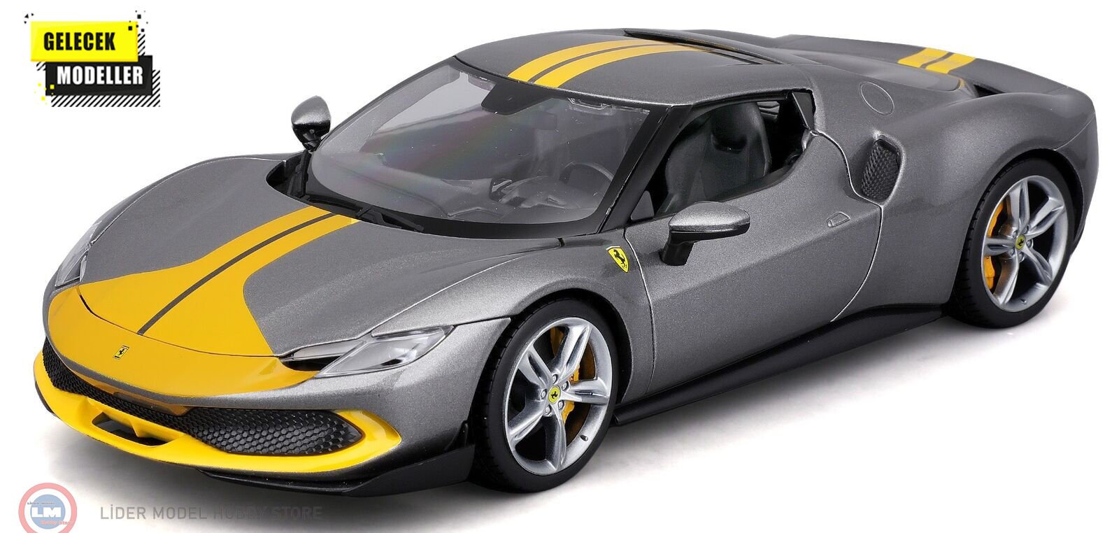 1:18 Burago 2022 Ferrari 296 GTB ASSETTO FIORANO