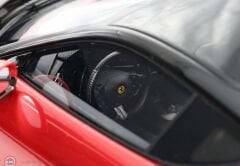 1:18 BBR 2024 Ferrari 12Cilindri Coupe - Rosso Imola black rims & Showcase