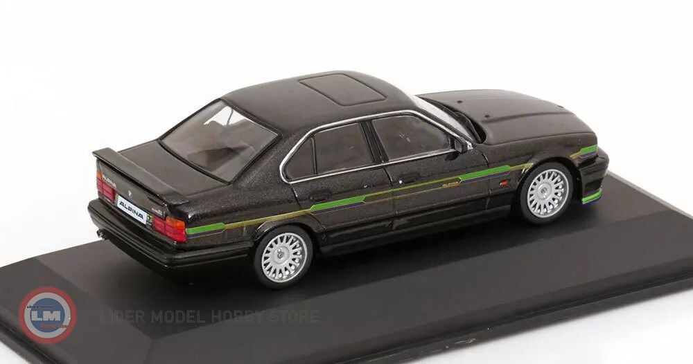 SOLIDO 1:43 Alpina B10 Biturbo Black 1994 - Voiture Miniature De Collection Alpina B10 Biturbo Noire