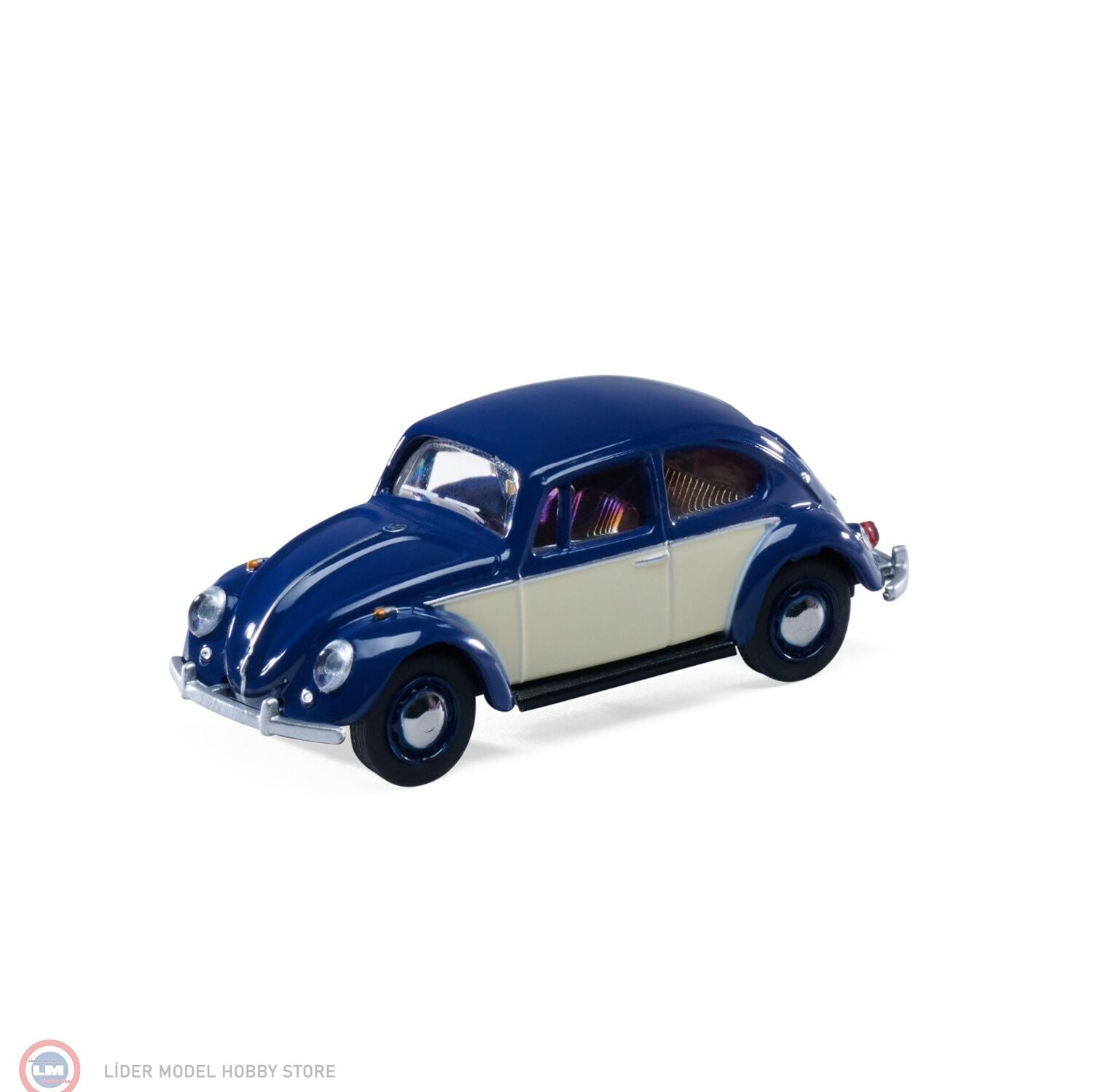 1:64 Schuco Volkswagen Beetle 2-tone Drk.BlueIvory