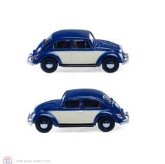 1:64 Schuco Volkswagen Beetle 2-tone Drk.BlueIvory