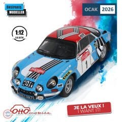 1:12 1973 Renault Alpine A110 1800 No1 Winner Rally Sanremo
