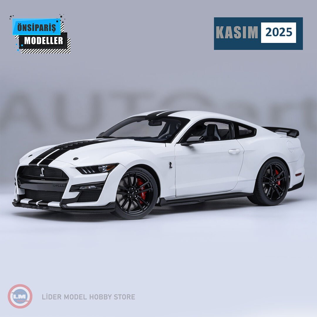 1:18 2023 Ford Mustang Shelby GT500 Oxford White