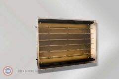 Atlantic 1:64 Ölçekli Işıklı Sergileme Ünitesi Showcase (42 Adet Model Kapasiteli)