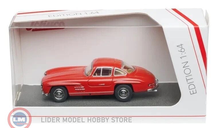 1:64 Schuco Mercedes Benz 300 SL Gullwing Red