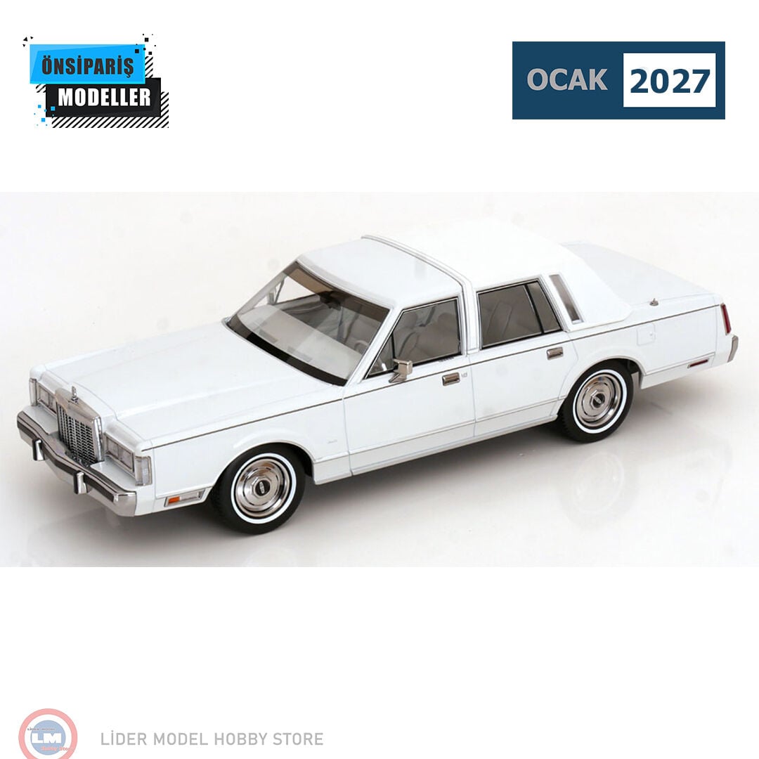 1:18 KK Scale Lincoln Town Car Miami Vice TV Series 1985