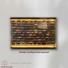 Atlantic 1:64 Ölçekli Işıklı Sergileme Ünitesi Showcase (120 Adet Model Kapasiteli)