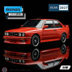 1:8 IXO BMW M3 E30 1987 Red – Model Kit