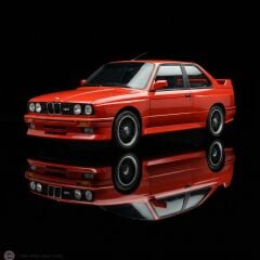 1:8 IXO BMW M3 E30 1987 Red – Model Kit