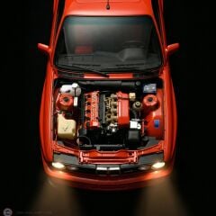 1:8 IXO BMW M3 E30 1987 Red – Model Kit
