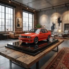 1:8 IXO BMW M3 E30 1987 Red – Model Kit