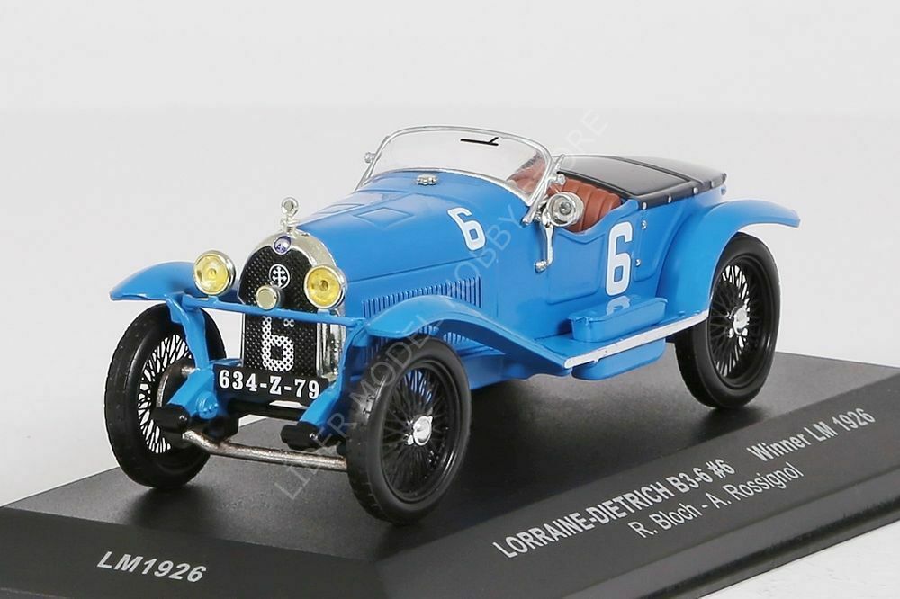 1:43 1926 Lorraine-Dietrich B3-6 Winner 24h Le Mans #6