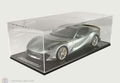 1:12 BBR 2021 Ferrari 812 Competizione - Coburn gray Spare Key case Cuoio Schedoni included