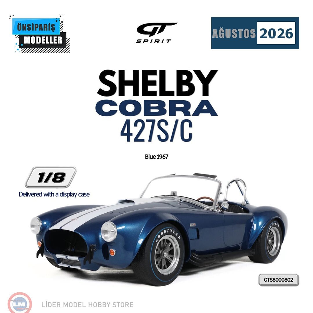 1:8 GT Spirit 1967 Ford Shelby Cobra 427 SC Blue