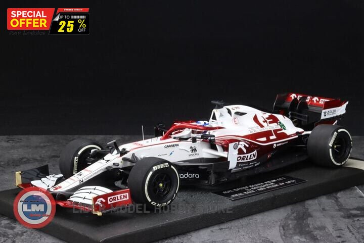 1:18 Minichamps 2021 Alfa Romeo RACING ORLEN C41 Formula 1