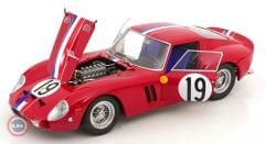 1:12 KK Scale 1962 Ferrari 250 GTO #19 2nd Le Mans Noblet Guichet