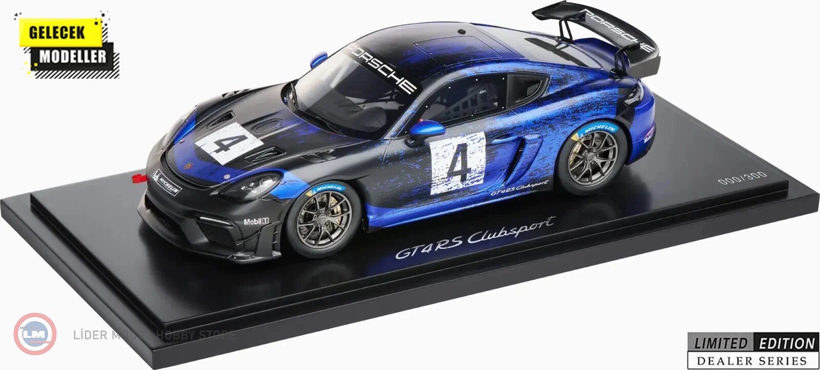 1:18 Spark 2023 Porsche 718 (982) Cayman GT4 RS Clubsport #4