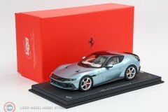 1:18 BBR 2024 Ferrari 12 Cilindri Panoramic Roof Celeste Trevi