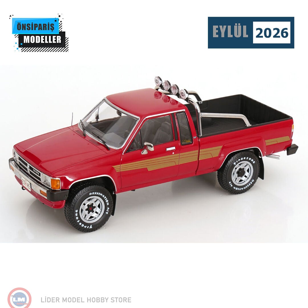 1:18 KK Scale 1985 Toyota Hilux Truck Xtra Cab 4x4