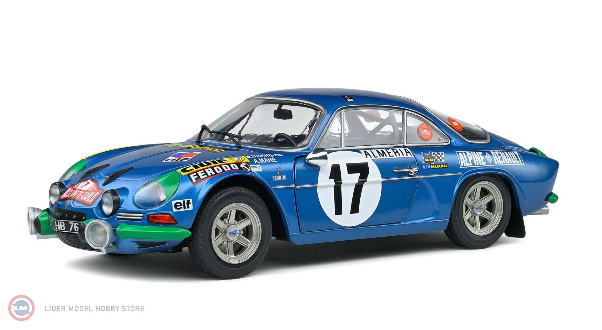 1:18 1972 Renault Alpine A110 1600S #17 - Rallye Monte Carlo