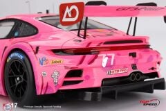 1:18 Top Speed 2024 Porsche 911 (992) GT3 R #77 AO RACING - ROXY