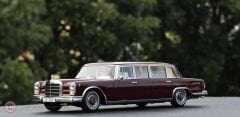 1:18 1966 Mercedes Benz 600 Pullman W100 Jujube Red