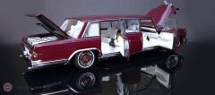 1:18 1966 Mercedes Benz 600 Pullman W100 Jujube Red