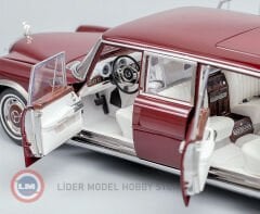 1:18 1966 Mercedes Benz 600 Pullman W100 Jujube Red