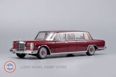 1:18 1966 Mercedes Benz 600 Pullman W100 Jujube Red