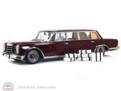 1:18 1966 Mercedes Benz 600 Pullman W100 Jujube Red