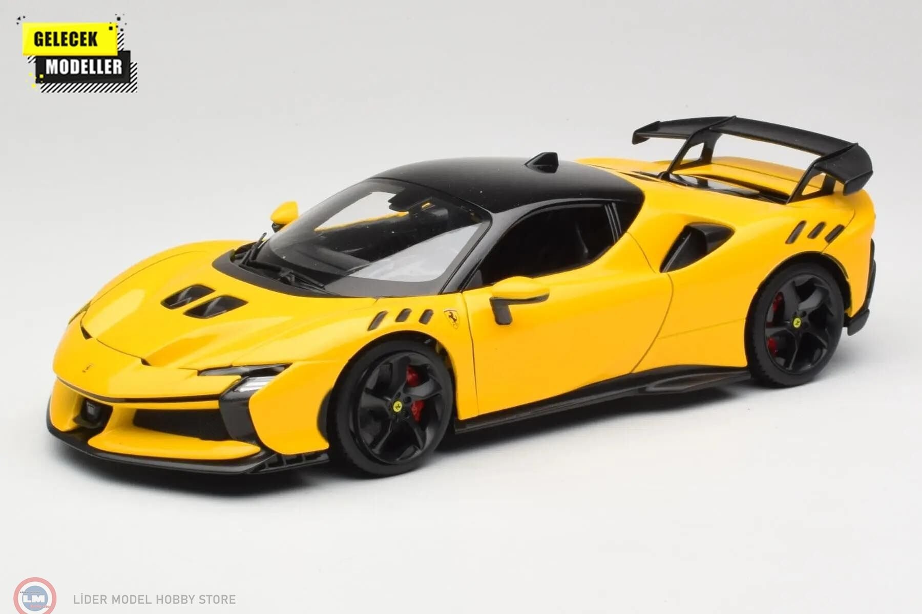 1:18 Burago 2024 FERRARI SF90XX STRADALE  - Giallo Modena
