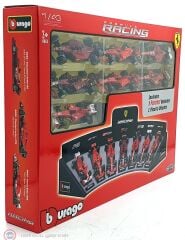 1:43 Burago 2019 Ferrari SET F1 7li Set -  TEAM SCUDERIA FERRARI