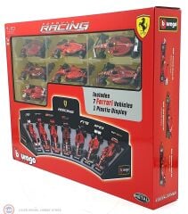 1:43 Burago 2019 Ferrari SET F1 7li Set -  TEAM SCUDERIA FERRARI