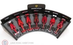 1:43 Burago 2019 Ferrari SET F1 7li Set -  TEAM SCUDERIA FERRARI