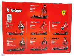 1:43 Burago 2019 Ferrari SET F1 7li Set -  TEAM SCUDERIA FERRARI
