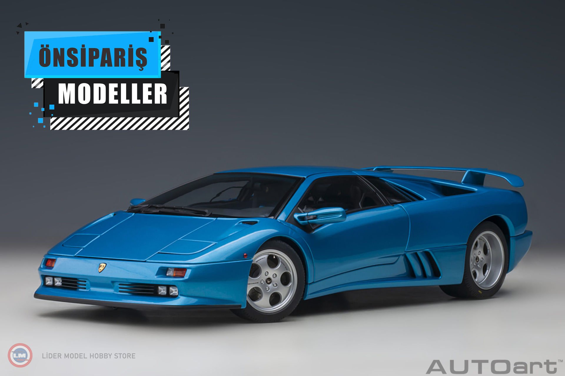 1:18 Lamborghini Diablo SE 30th Anniversary Edition Mavi