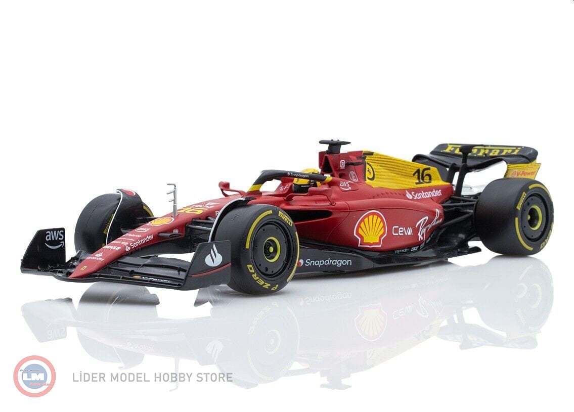 1:18 Burago Ferrari F1-75 #16 Monza Gp Italy 2022 Formula 1