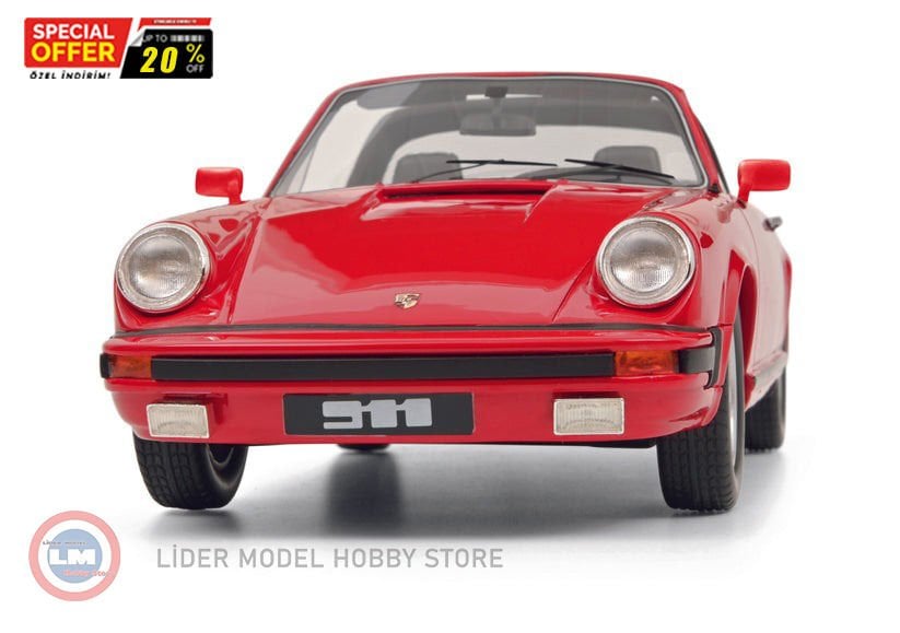 1:18 Schuco 1977 Porsche 911 Targa - Guards Red