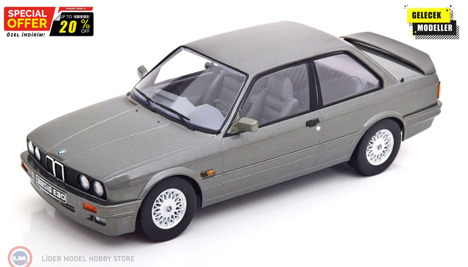 1:18 KK Scale 1989 BMW 320iS E30 Italo M3