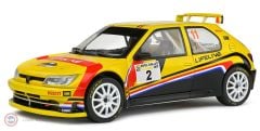1:18 2022 Peugeot 306 Maxi Yellow #2 Rallye Festival