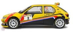 1:18 2022 Peugeot 306 Maxi Yellow #2 Rallye Festival