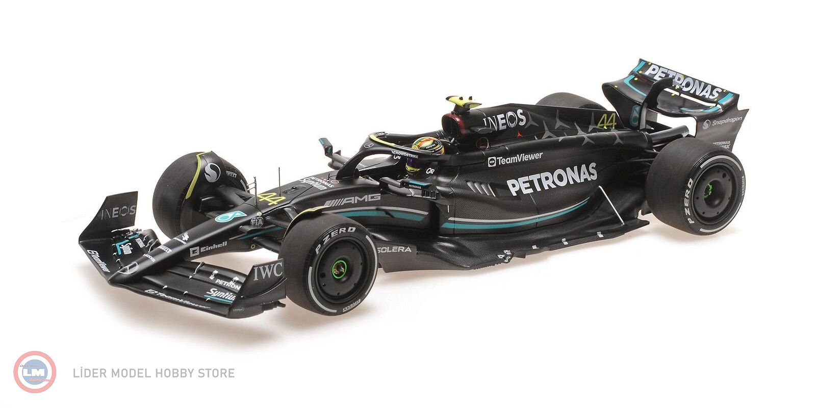 1:18 Minichamps 2023 Mercedes Benz AMG  #44 PETRONAS FORMULA ONE TEAM F1 W14 - LEWIS HAMILTON