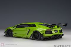1:18 Autoart Liberty Walk LB Works Lamborghini Aventador Yeşil