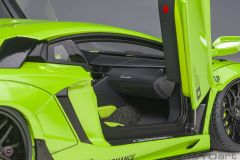 1:18 Autoart Liberty Walk LB Works Lamborghini Aventador Yeşil