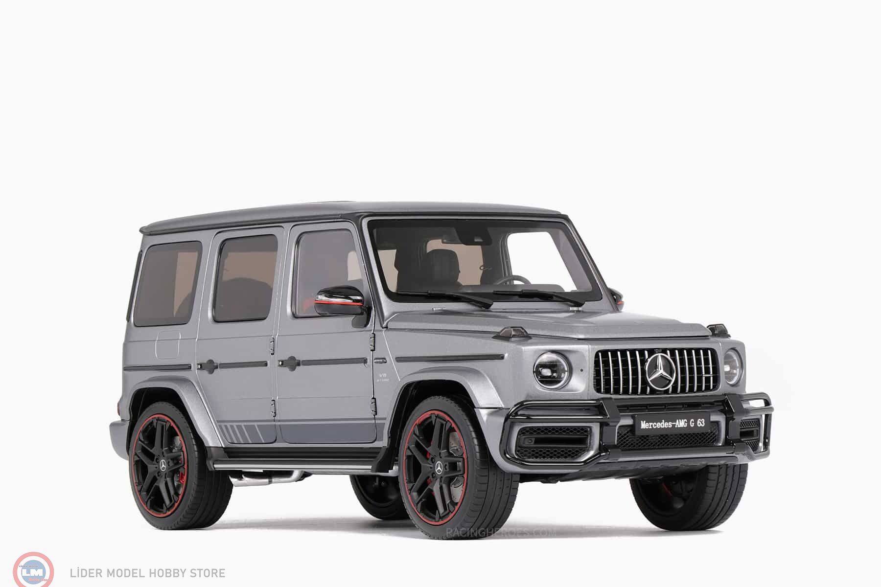 1:18 Almost Real 2019 Mercedes Benz G63 AMG Designo Platinum Magno