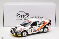 1:18 OTTO 1997 Mitsubishi Carisma GT GRA Rac Rally #2 White R. Burns