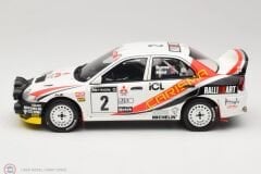 1:18 OTTO 1997 Mitsubishi Carisma GT GRA Rac Rally #2 White R. Burns