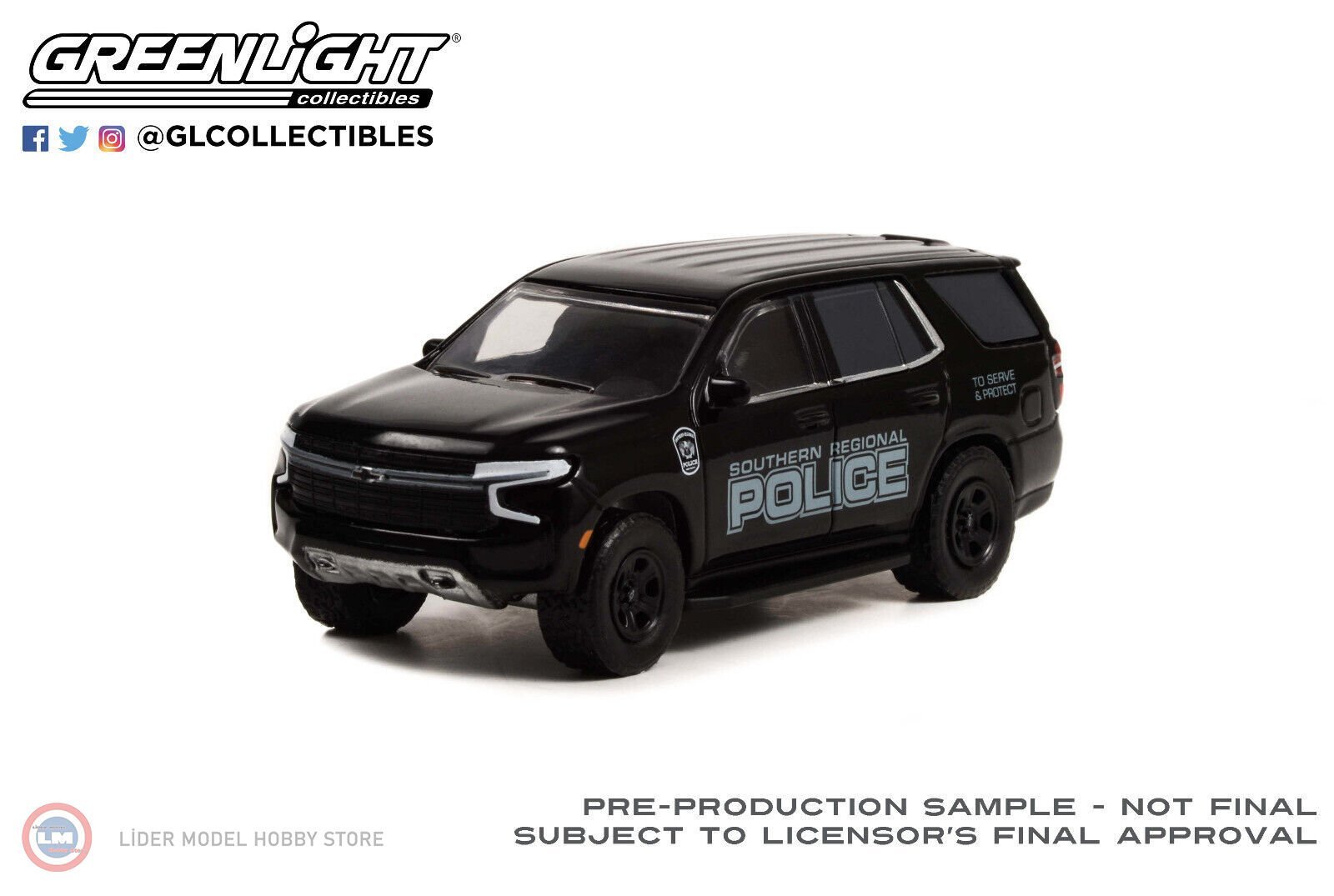 1:64 2021 Chevrolet Tahoe Polizei Pursuit Vehicle