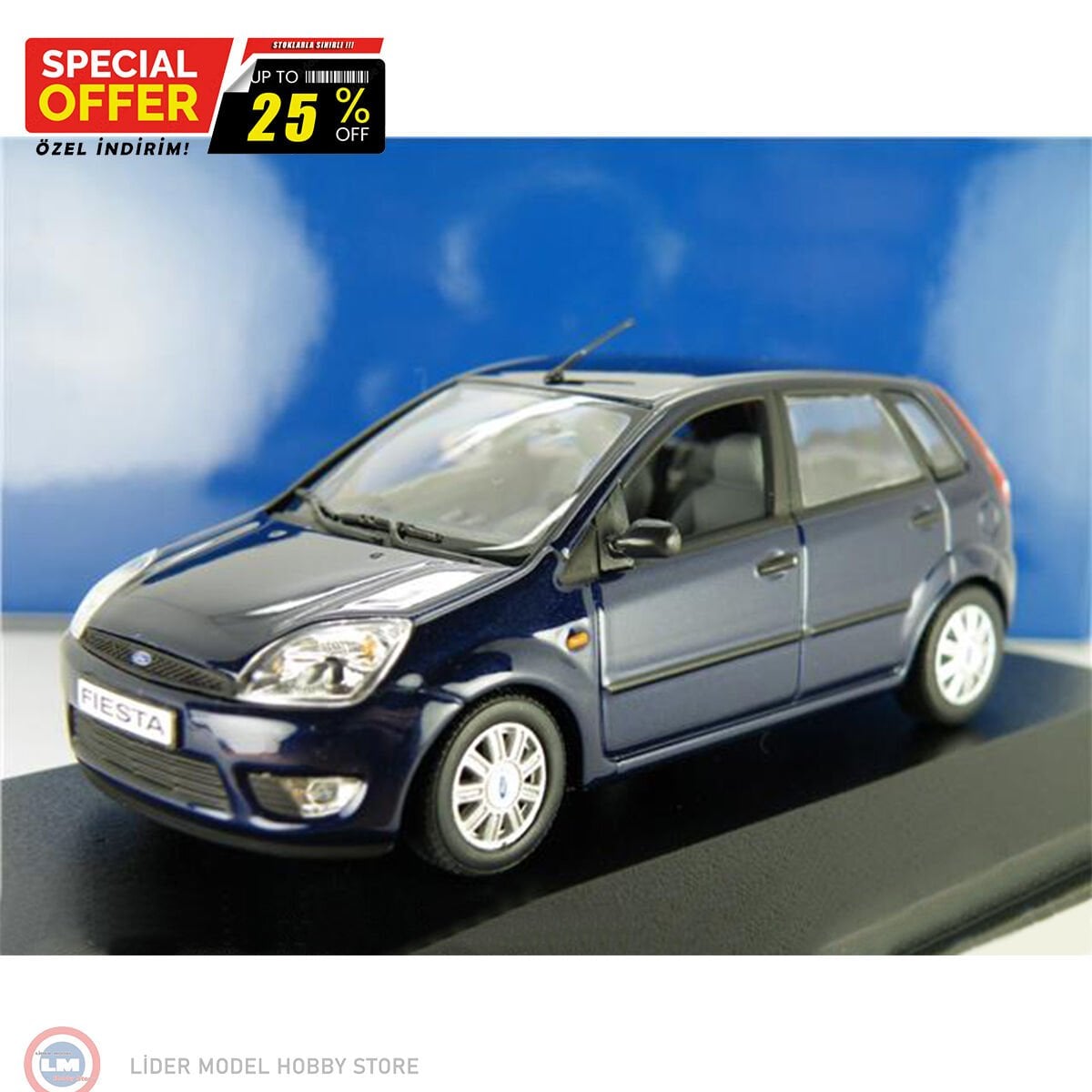 1:43 2002 Ford Fiesta - 4 Door